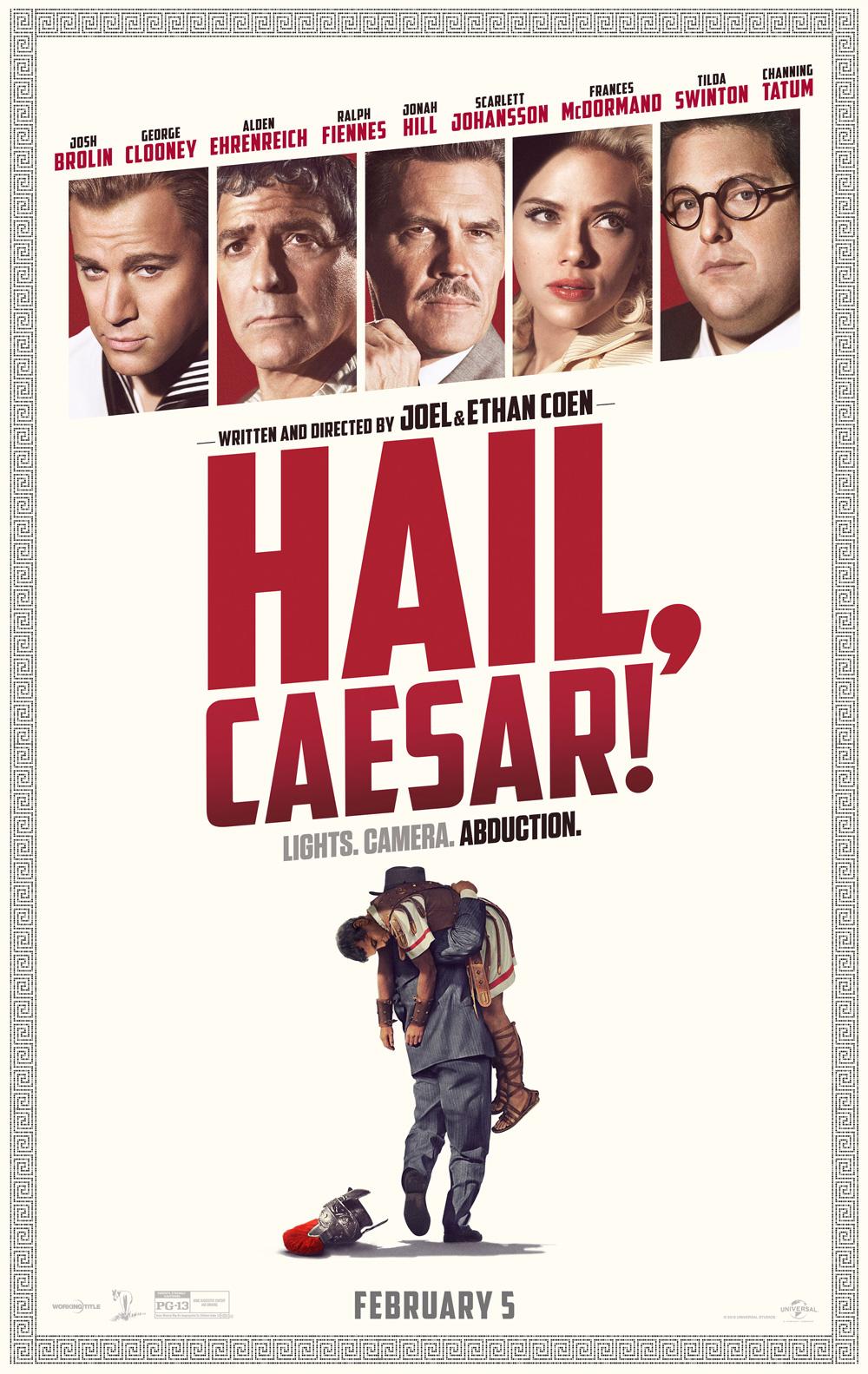 Hail, Caesar! Poster. In Theaters Now