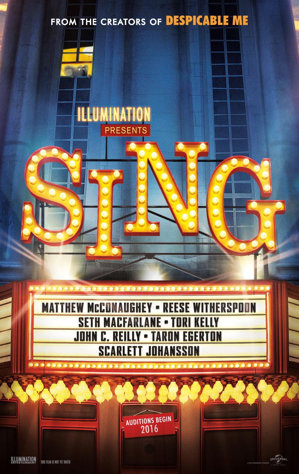 Sing offical poster