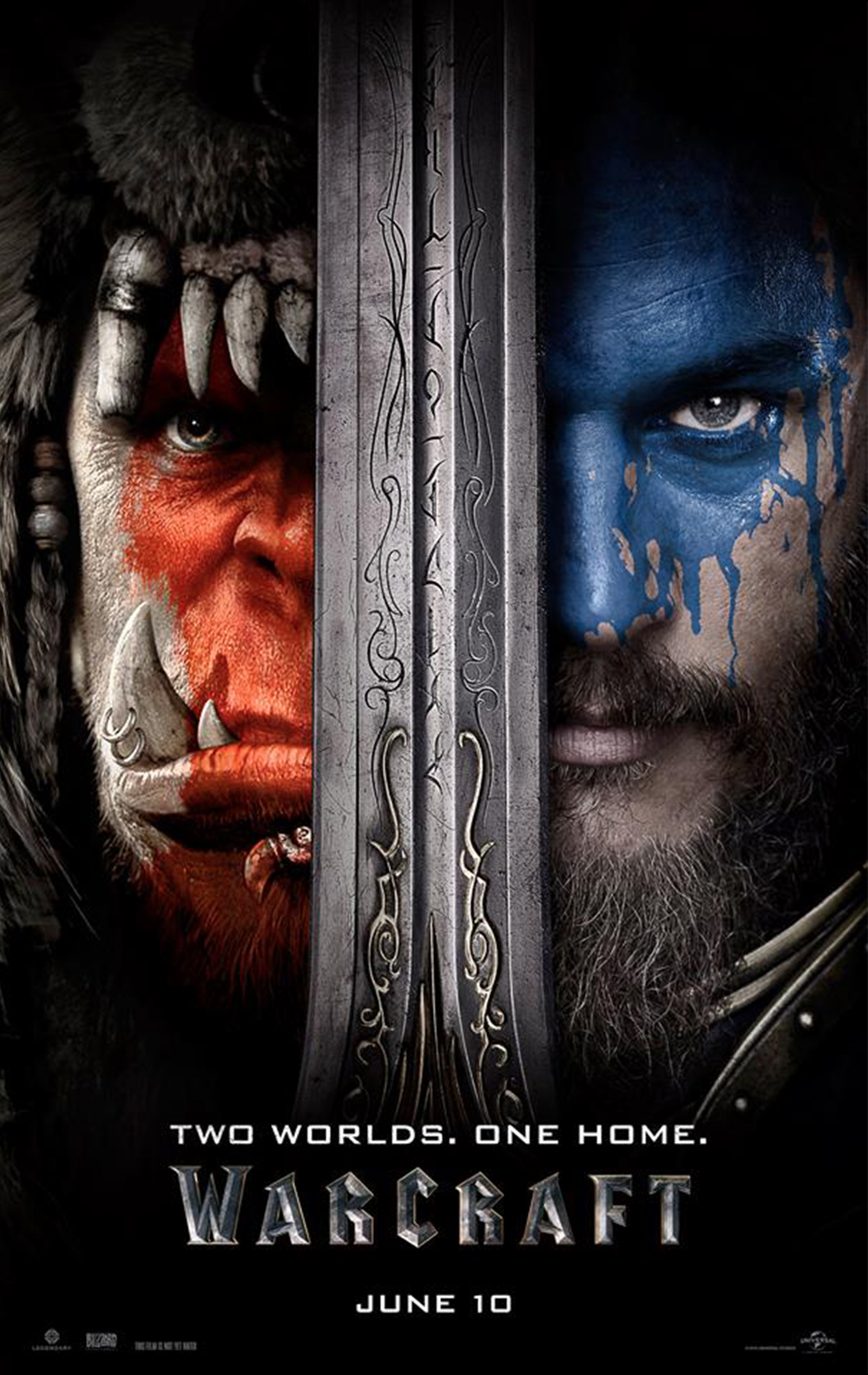Warcraft Poster. In Theaters Now