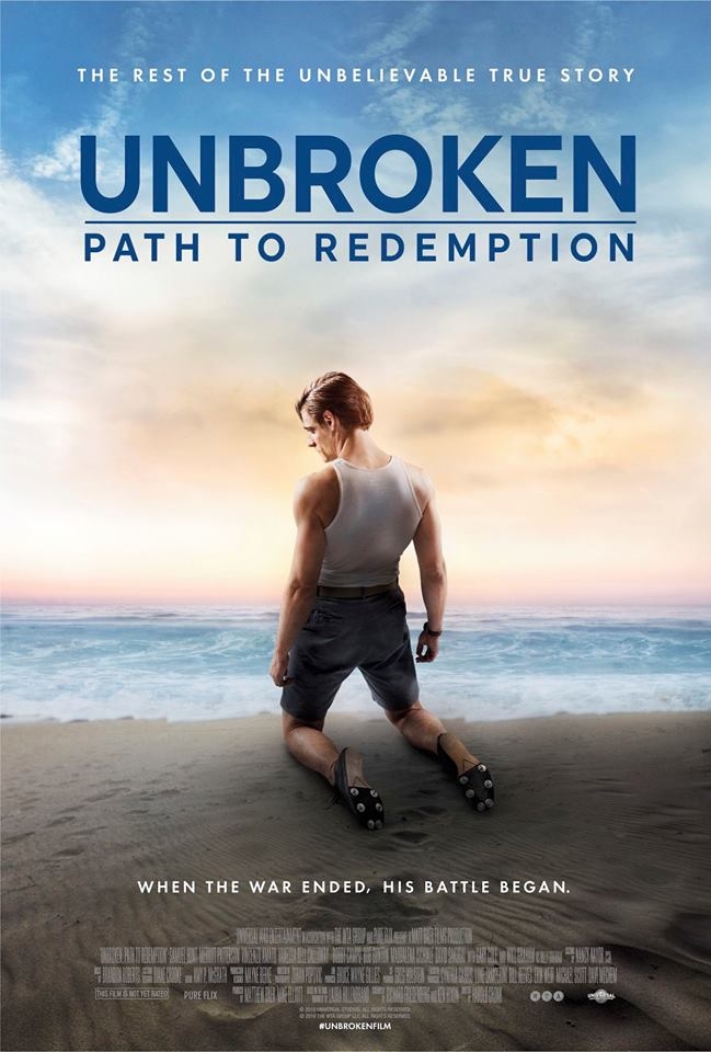 Unbroken: Path to Redemption Poster. In Theaters Now