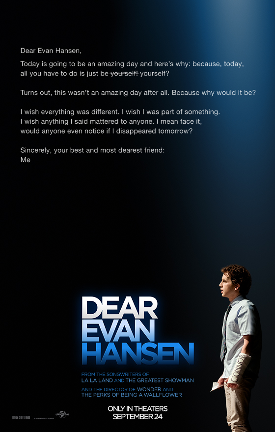 Dear Evan Hansen offical poster