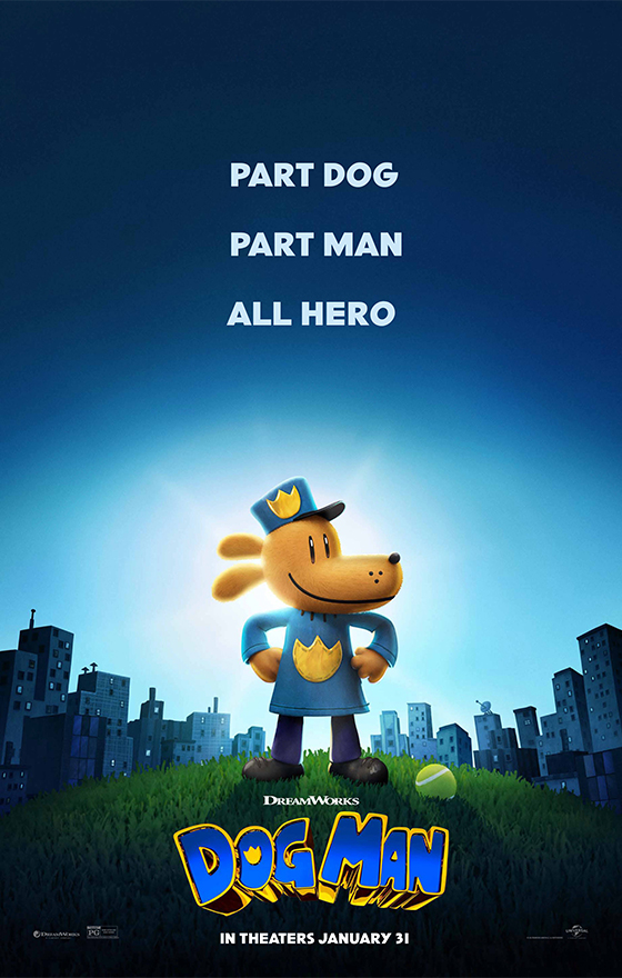 Dog Man Poster. In Theaters January 31, 2025