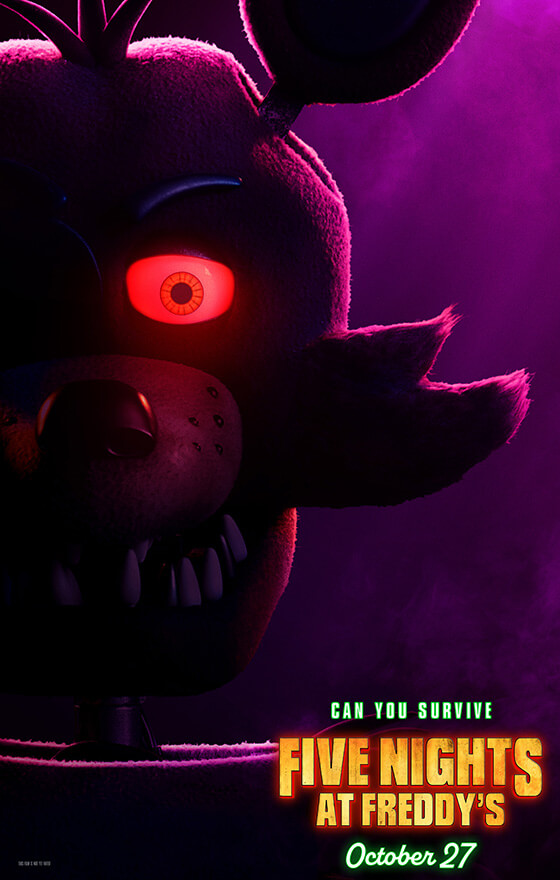 Five Nights at Freddy's offical poster
