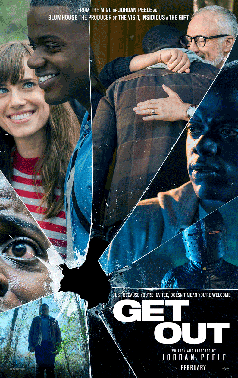 Get Out Poster. In Theaters Now