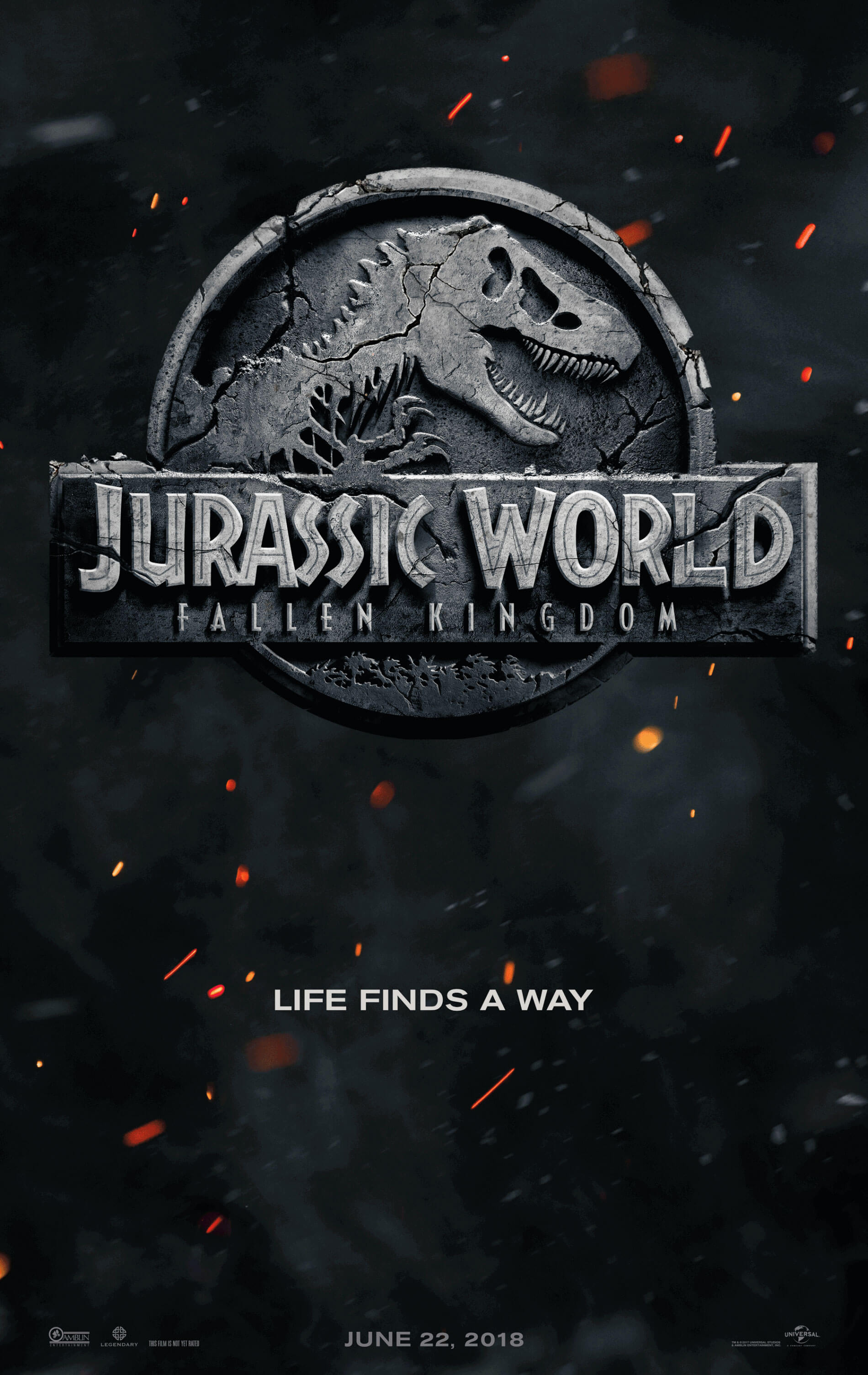 Jurassic World: Fallen Kingdom offical poster