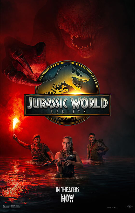 Jurassic World Rebirth offical poster