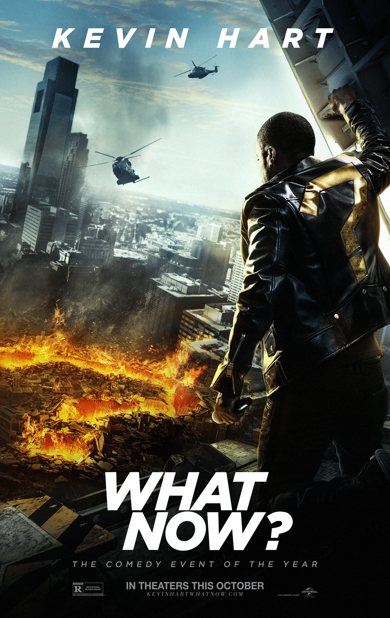 Kevin Hart: What Now? Poster. In Theaters Now