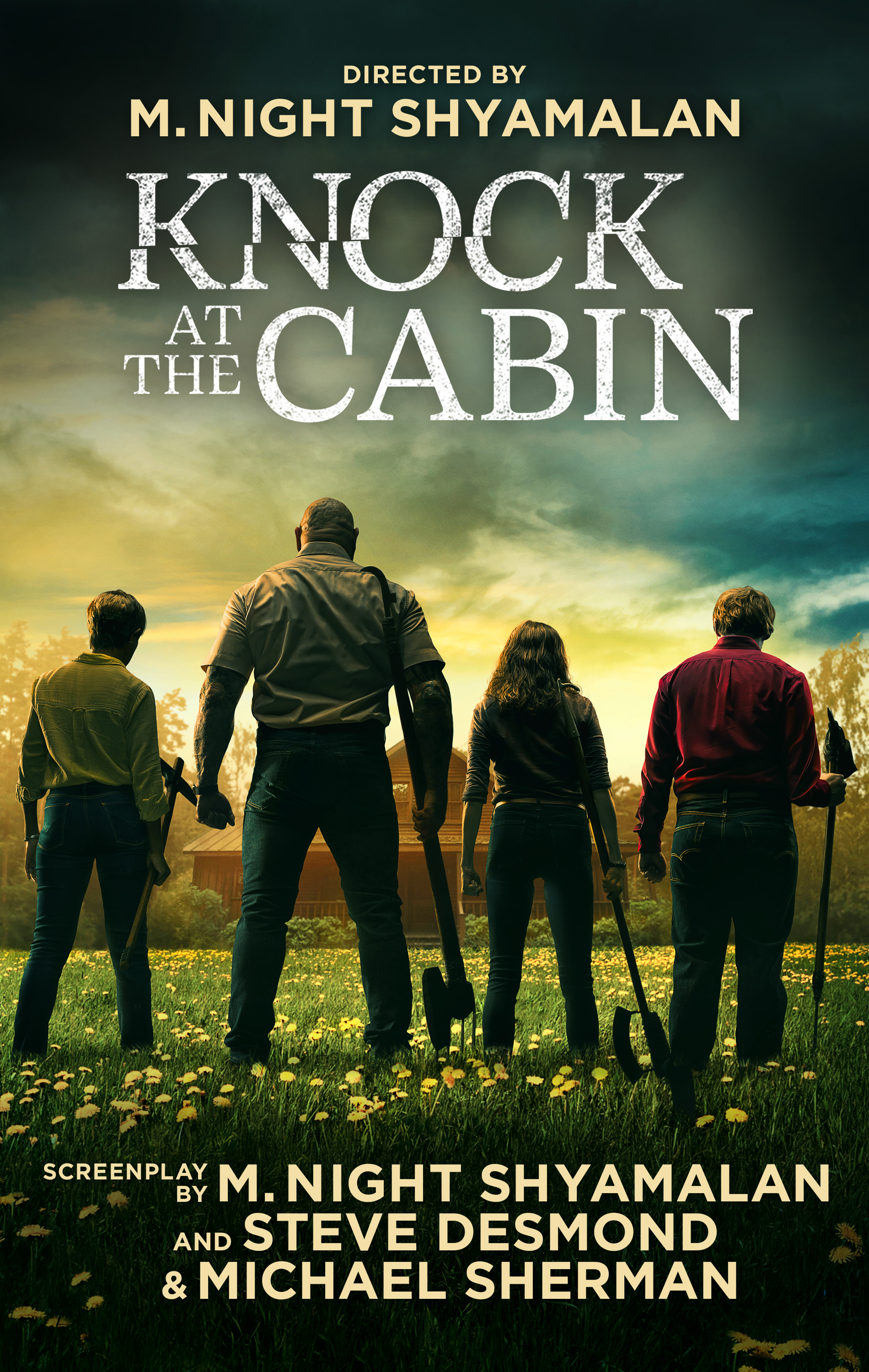 Knock at the Cabin Poster. WATCH AT HOME