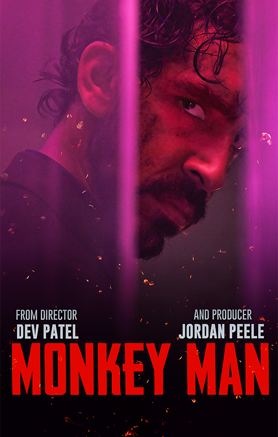 Monkey Man Poster. Watch At Home