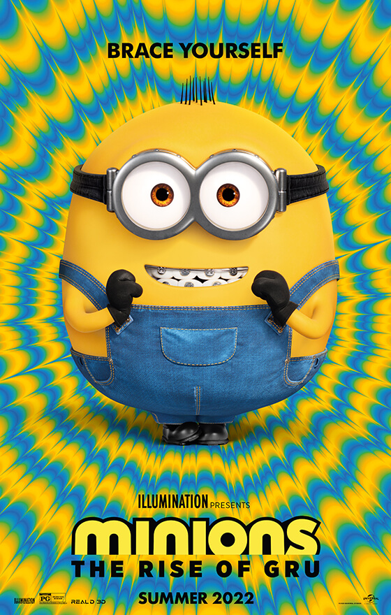 Minions: The Rise of Gru Poster. In theaters July 1, 2022