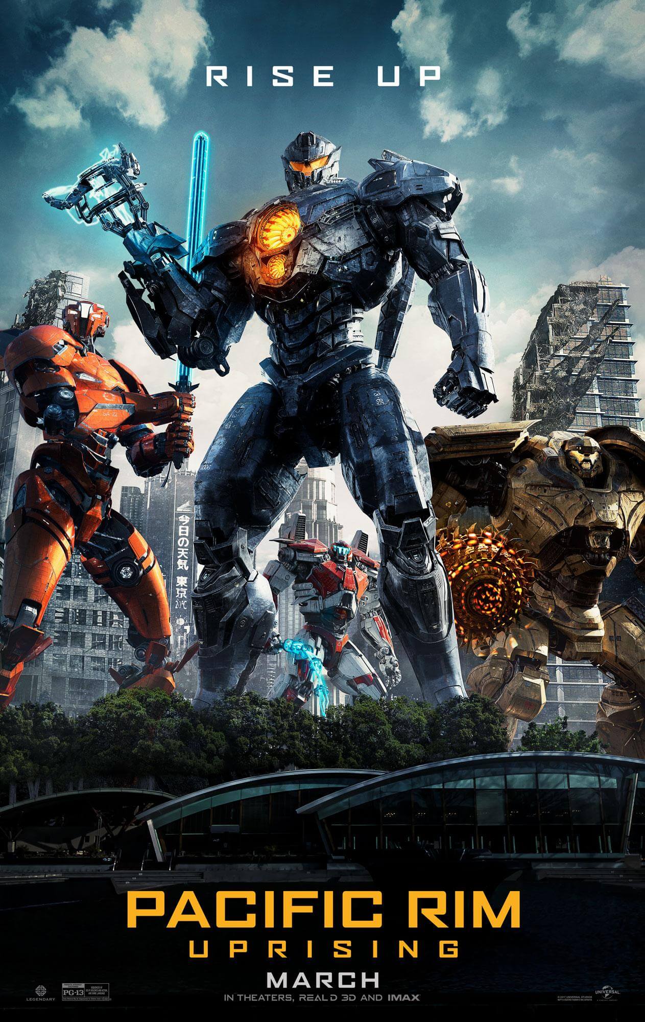 Pacific Rim Uprising Poster. In Theaters Now