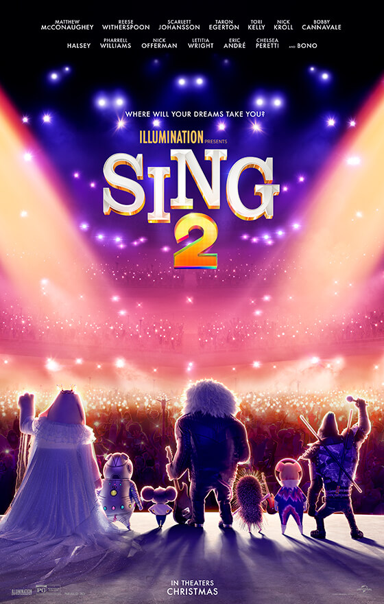 In Theaters Christmas 2022 Sing 2 | In Theaters & On Demand Now | Universal Pictures