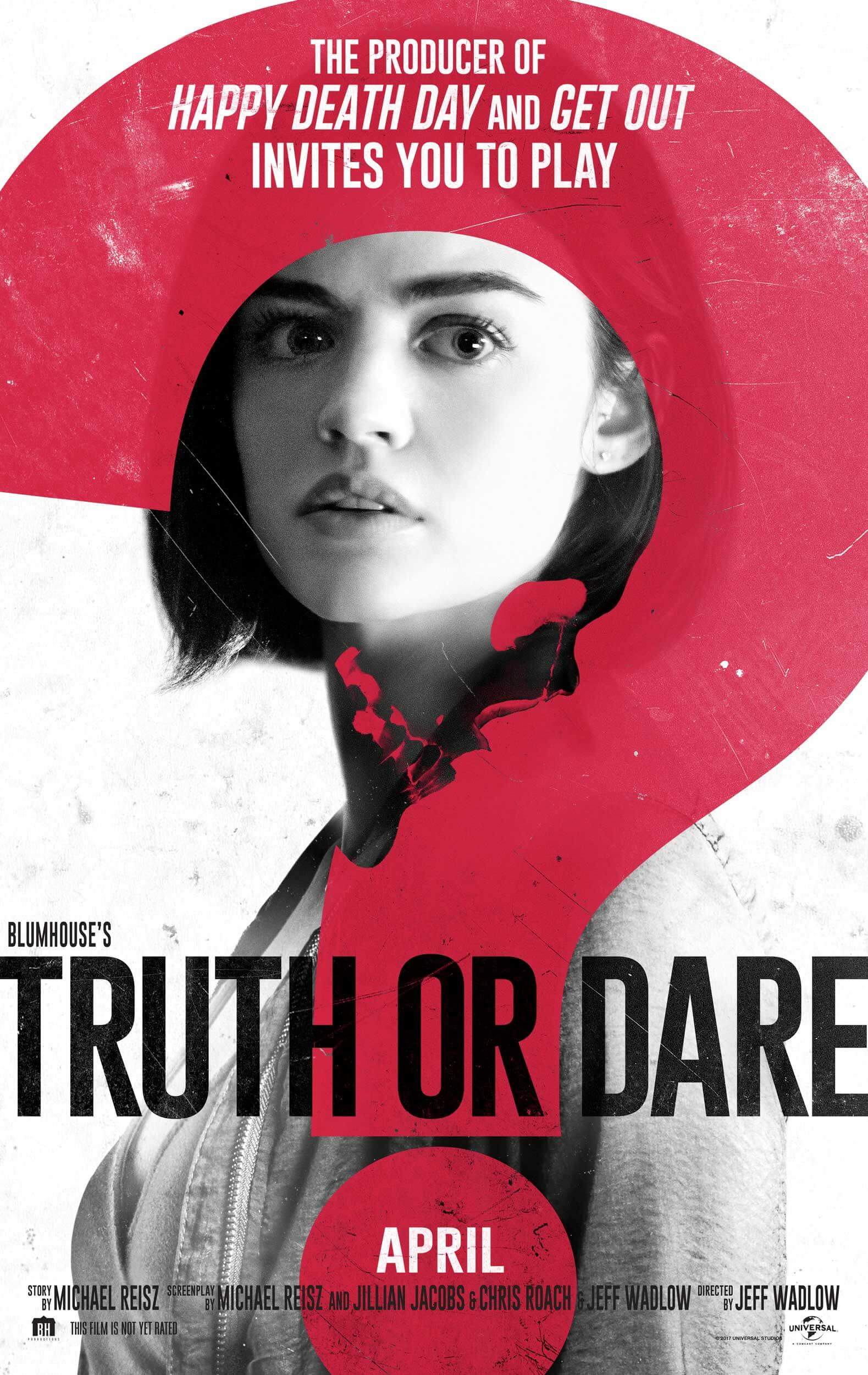 Blumhouse's Truth or Dare Poster. In Theaters Now