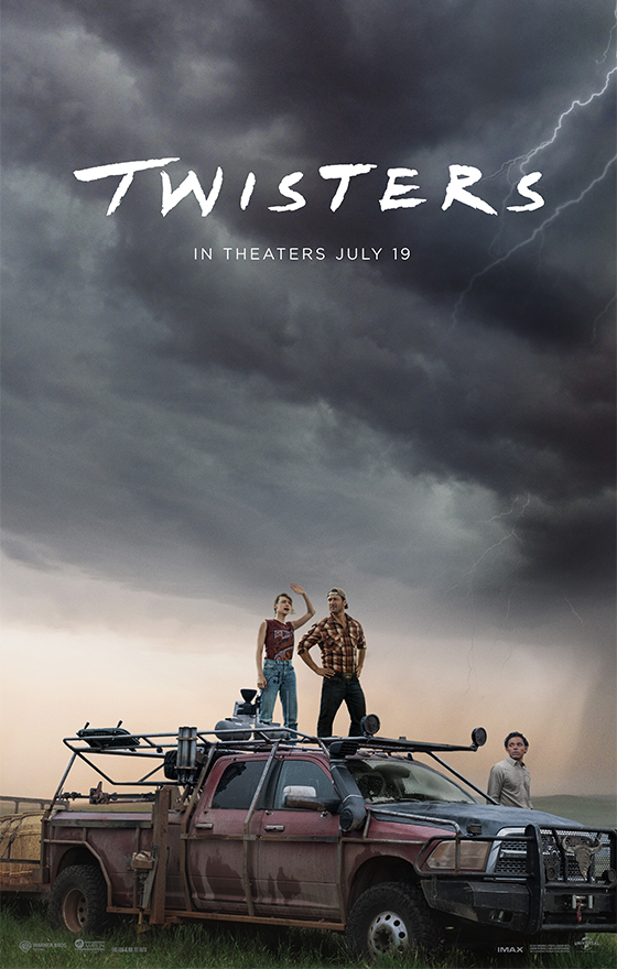 Twisters Poster. In Theaters July 19, 2024