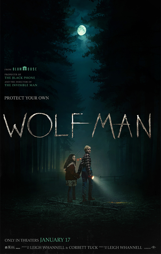 Wolf Man Poster. Only In Theaters January 17, 2025